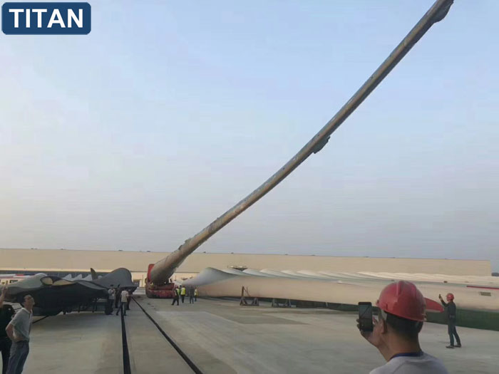 TITAN test the 9th Generation Wind Blade Adapter for lifting wind blade.jpg