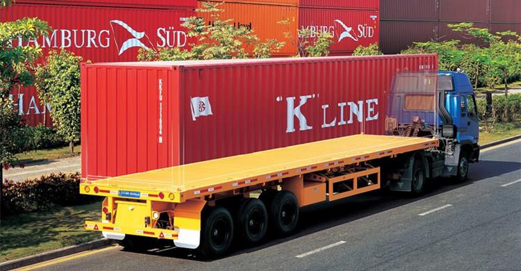 20/40/45/53 ft Flatbed Semi Trailer Dimensions & Specifications