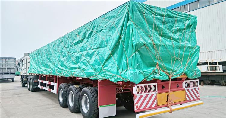 Bhachu Tri Axle 40ft Semi Flatbed Trailer for Sale In Tanzania