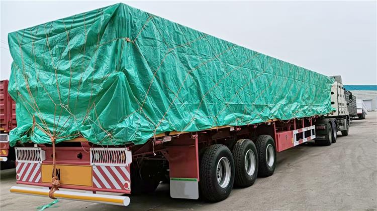 Bhachu Tri Axle 40ft Semi Flatbed Trailer for Sale In Tanzania