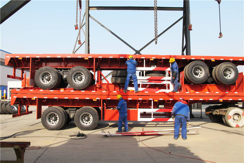 Bogie Suspension Flatbed Trailer