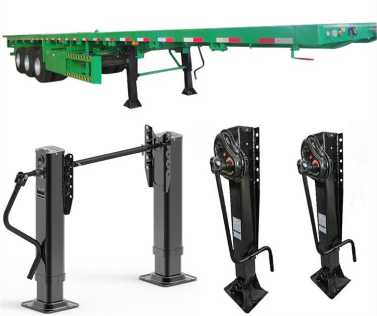 Different Types of Landing Gear of Flatbed Tractor Trailer