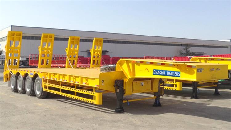 Bhachu 4 Axle 80 Ton Drop Deck Trailer for Sale In Kenya Vanga