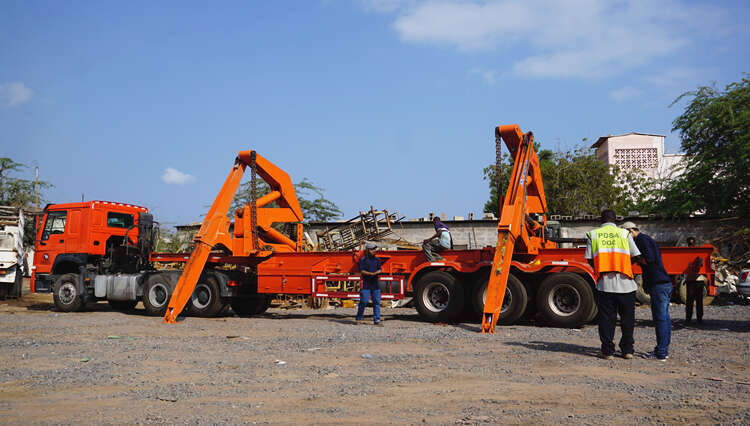 Bhachu 40 ft Container Side Loader Price for Sale In Kenya Eldoret
