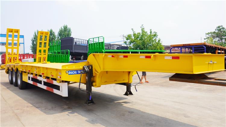 3 Axle 80 Ton Low Bed Truck for Sale In Kenya - Bhachu Trailers Price