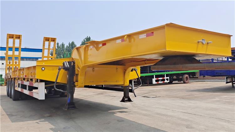 3 Axle 80 Ton Low Bed Truck for Sale In Kenya - Bhachu Trailers Price