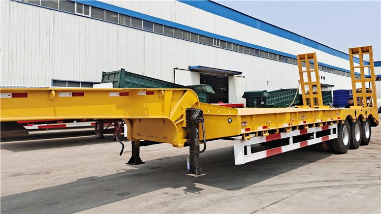 3 Axle 80 Ton Low Bed Truck for Sale In Kenya - Bhachu Trailers Price