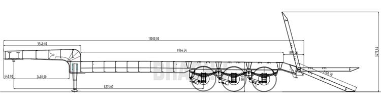 Bhachu 60 Ton Low Bed Trailer Price - Bhachu Trailers for Sale