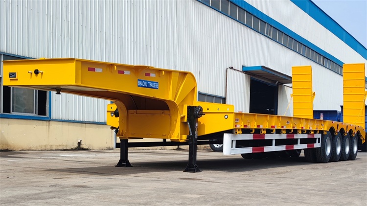 Bhachu 4 Axle 100 Ton Low Bed Trailer for Sale In Kenya - Bhachu Trailers Co.,Ltd