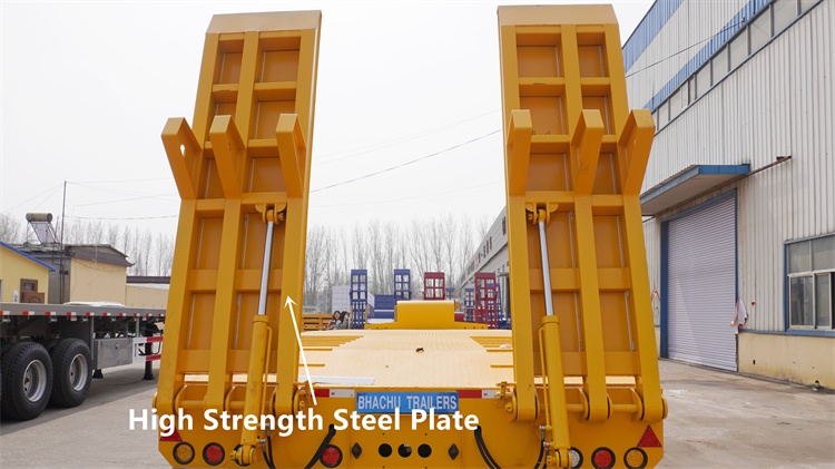 Bhachu 4 Axle 100 Ton Low Bed Trailer for Sale In Kenya - Bhachu Trailers Co.,Ltd