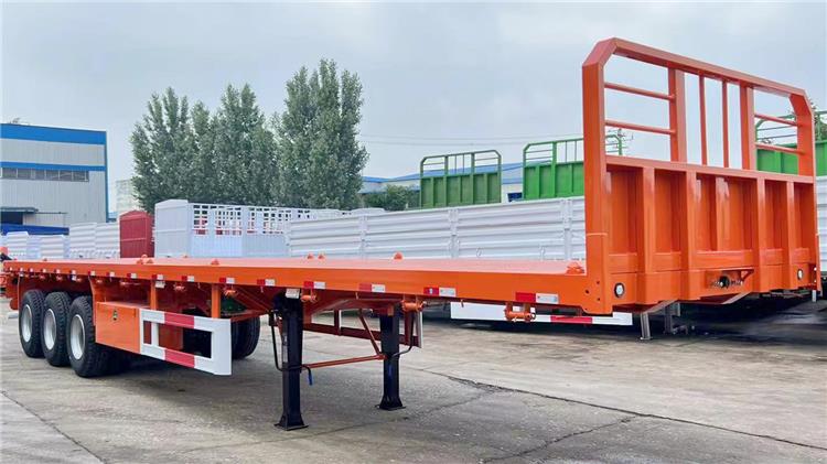 Tri Axle Trailer for Sale with Front Wall In Tanzania | Bhachu Trailers