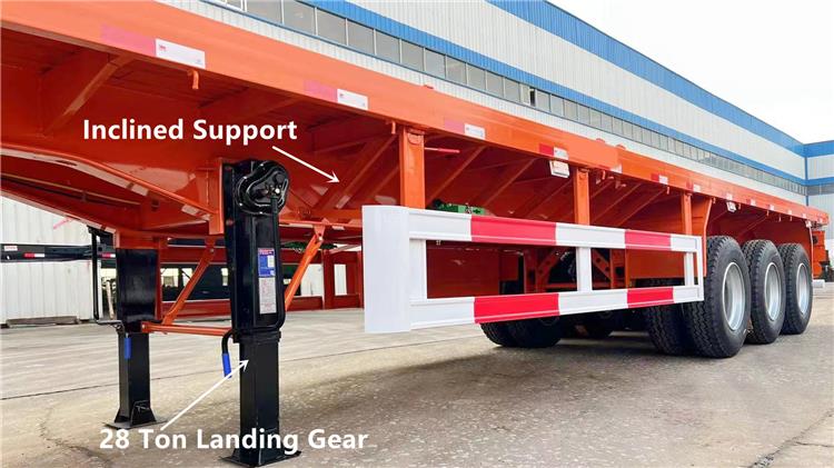 Tri Axle Trailer for Sale with Front Wall In Tanzania | Bhachu Trailers