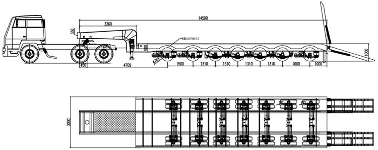 7 Axle Low Loader Trailer for Sale In Tanzania
