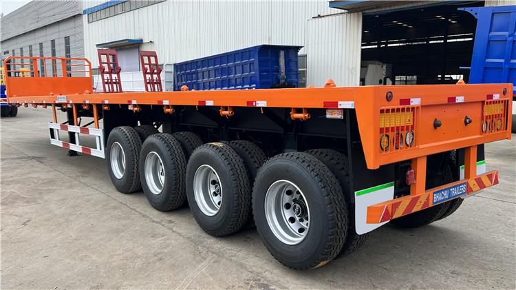 Bhachu 4 Axle Flatbed Semi Trailer for Sale In Tanzania