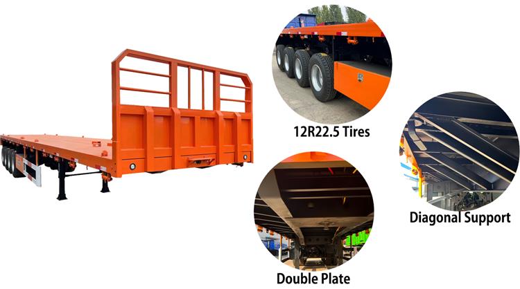 Bhachu 4 Axle Flatbed Semi Trailer for Sale In Tanzania