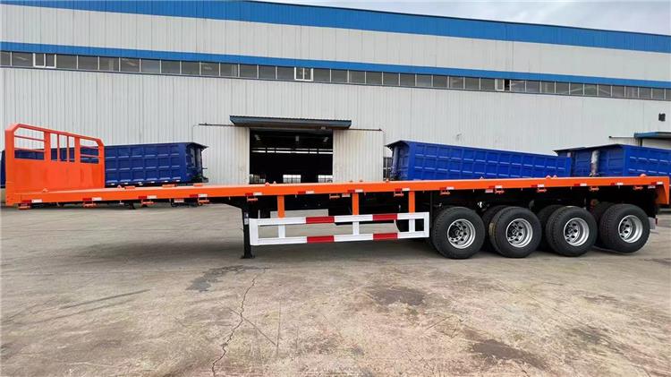 Bhachu 4 Axle Flatbed Semi Trailer for Sale In Tanzania