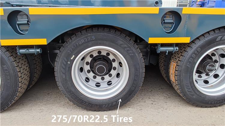 Bhachu 4 Axle 100 Ton Low Bed Trailer for Sale In Tanzania