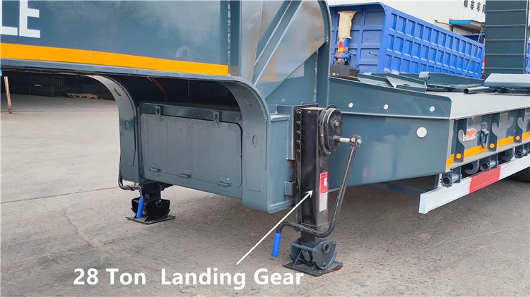 Bhachu 4 Axle 100 Ton Low Bed Trailer for Sale In Tanzania