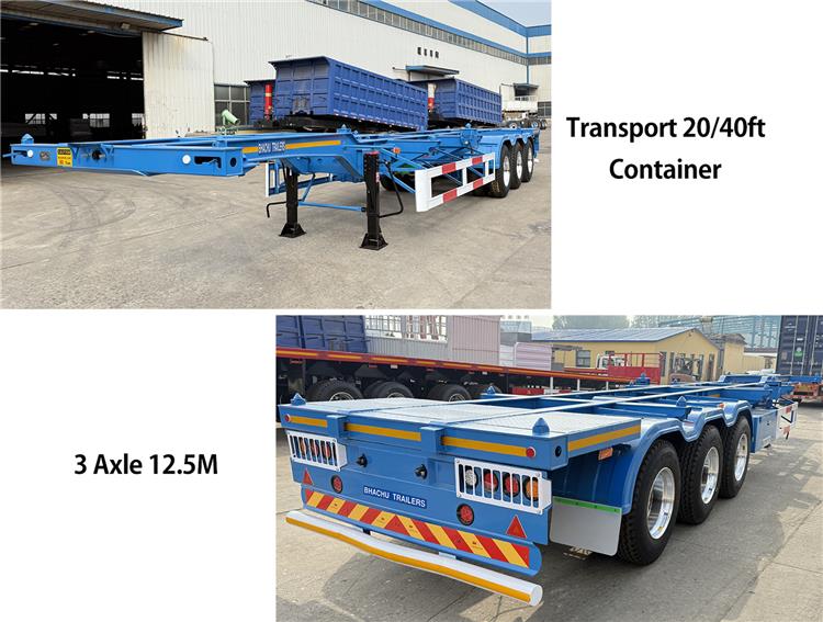 3 Axle 40 ft Container Chassis Trailer for Sale In Namibia