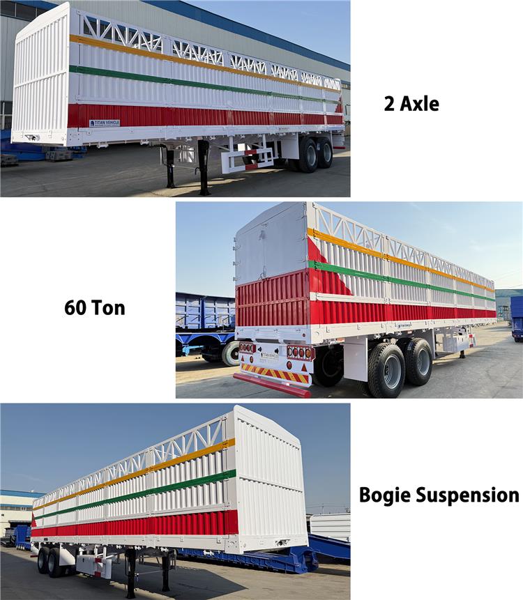 Bhachu 2 Axle Fence Cargo Trailer for Sale In Tanzania