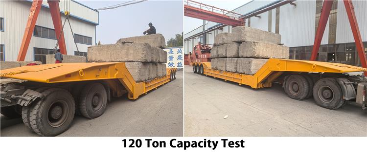 Bhachu 3 Axle 100 Ton Folding Gooseneck Trailer for Sale In Guyana