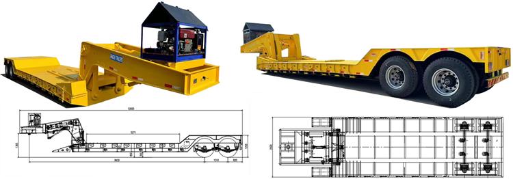Bhachu 2 Axle Removable Gooseneck Trailer for Sale In Zambia
