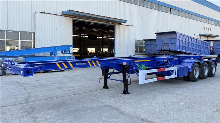 Bhcahu 3 Axle 40FT Container Skeleton Trailer for Sale In Tanzania
