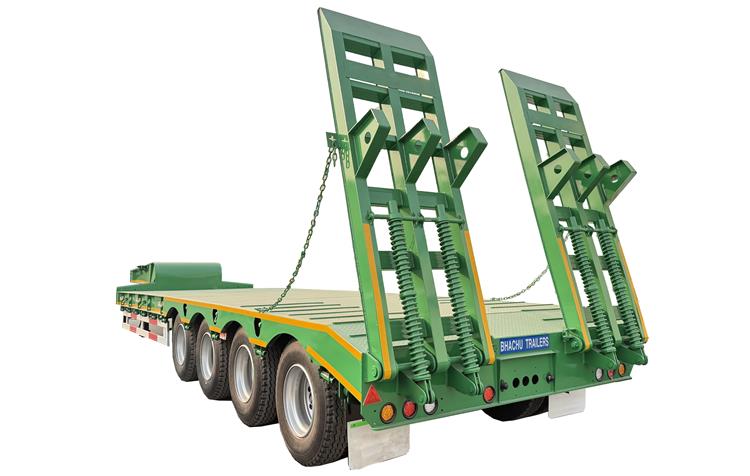 4 Axle 100 Ton Low Bed Trailer for Sale In Tanzania