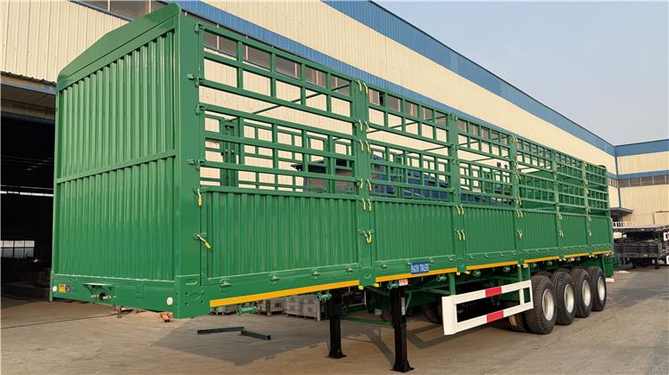 4 Axle 80 Ton Fence Semi Trailer for Sale In Kenya