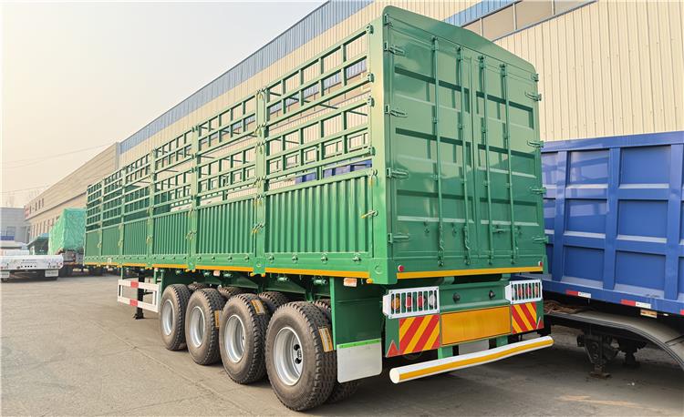 4 Axle 80 Ton Fence Semi Trailer for Sale In Kenya