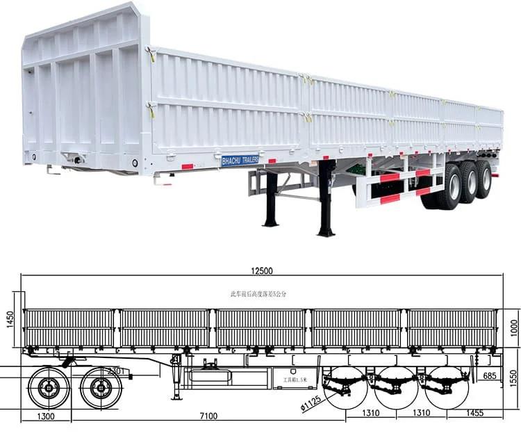 Bhachu Tri Axle Dropside Trailer for Sale in Tanzania