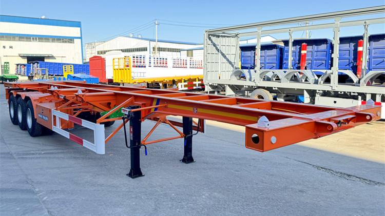 40Ft Shipping Intermodal Container Chassis Trailer for Sale in Tanzania