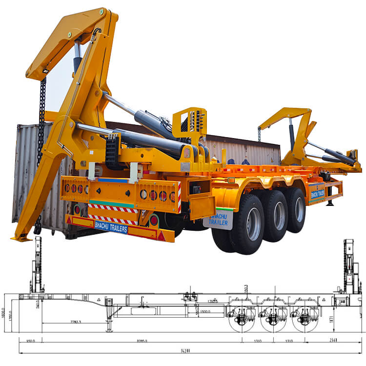 Bhachu 40 Ft Container Side Lifter Trailer for Sale in Tanzania