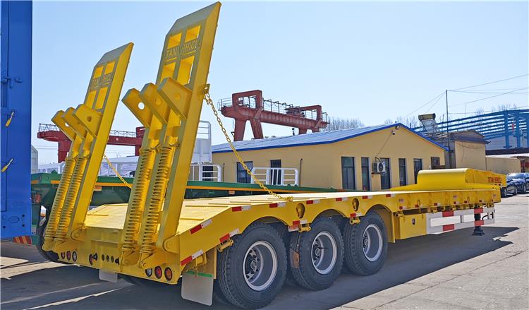 80 Ton Low Bed Trailer Price for Sale In Tanzania