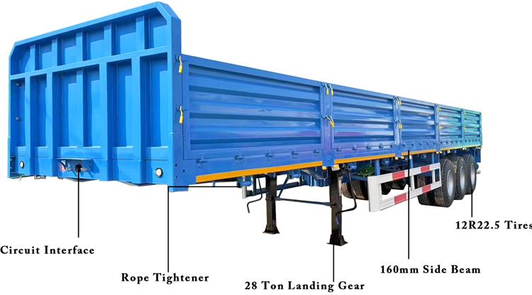 Bhachu 3 Axle Drop Side Trailer for Sale In Uganda