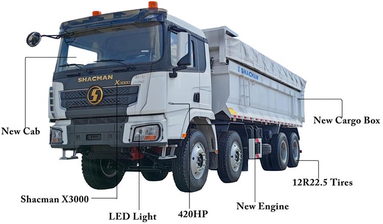 Old Shacman X3000 Tipper Truck Price for Sale In Zimbabwe Harare