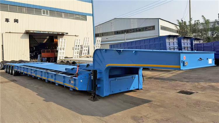 4 Line 8 Axle Low Bed Trailer for Sale In Zambia