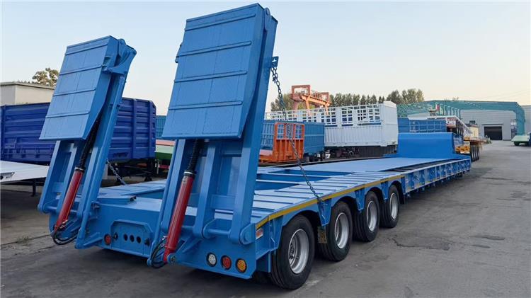 4 Line 8 Axle Low Bed Trailer for Sale In Zambia