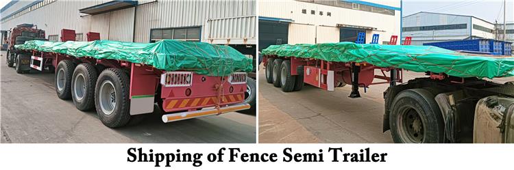 60 Ton Fence Semi Trailer for Sale In Tanzania
