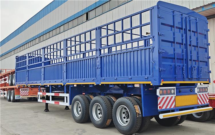 Bhachu Tri Axle 60 Ton Fence Semi Trailer for Sale In Tanzania Dar es Salaam