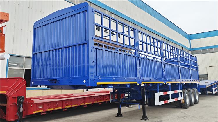 Bhachu Tri Axle 60 Ton Fence Semi Trailer for Sale In Tanzania Dar es Salaam