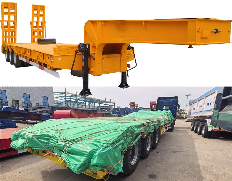Bhachu 60 Ton Low Bed Trailer for Sale In Liberia