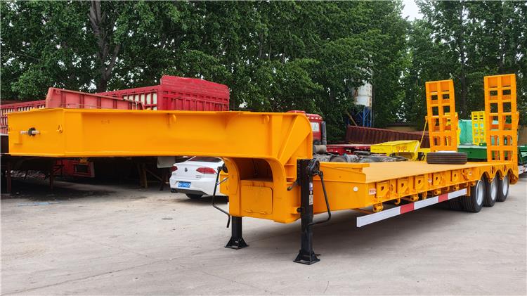 Bhachu 60 Ton Low Bed Trailer for Sale In Liberia