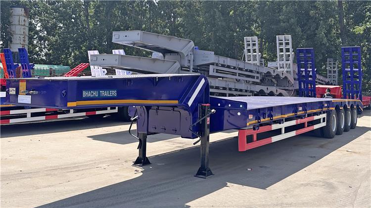 Bhachu 4 Axle 40ft Low Bed Trailer for Sale In Tanzania Dar es Salaam