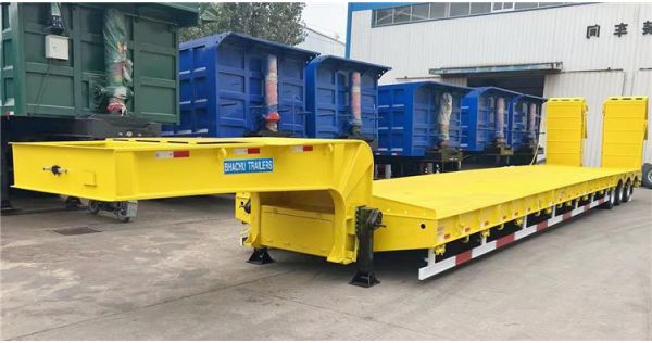 Tri Axle Low Loader Trailer will be export to Kenya