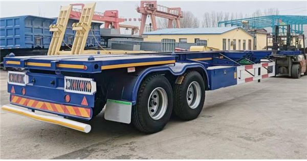 2 Axle 40ft Container Chassis Trailer will be sent to Zambia