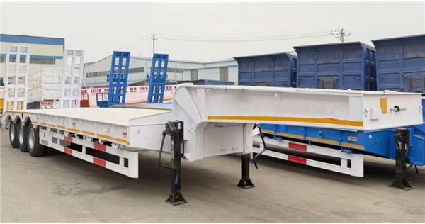 Tri Axle Low Bed Trailer will be sent to Tanzania