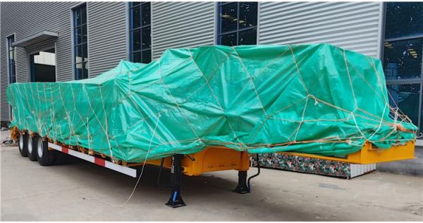 60 Ton Low Bed Semi Trailer will be sent to Tanzania