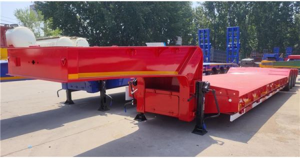 3 Axle 80 Ton Low Bed Trailer will be sent to Kenya