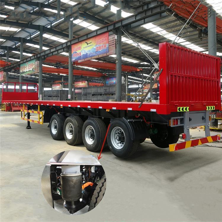 4 Axle 48 ft Flatbed Semi Trailer